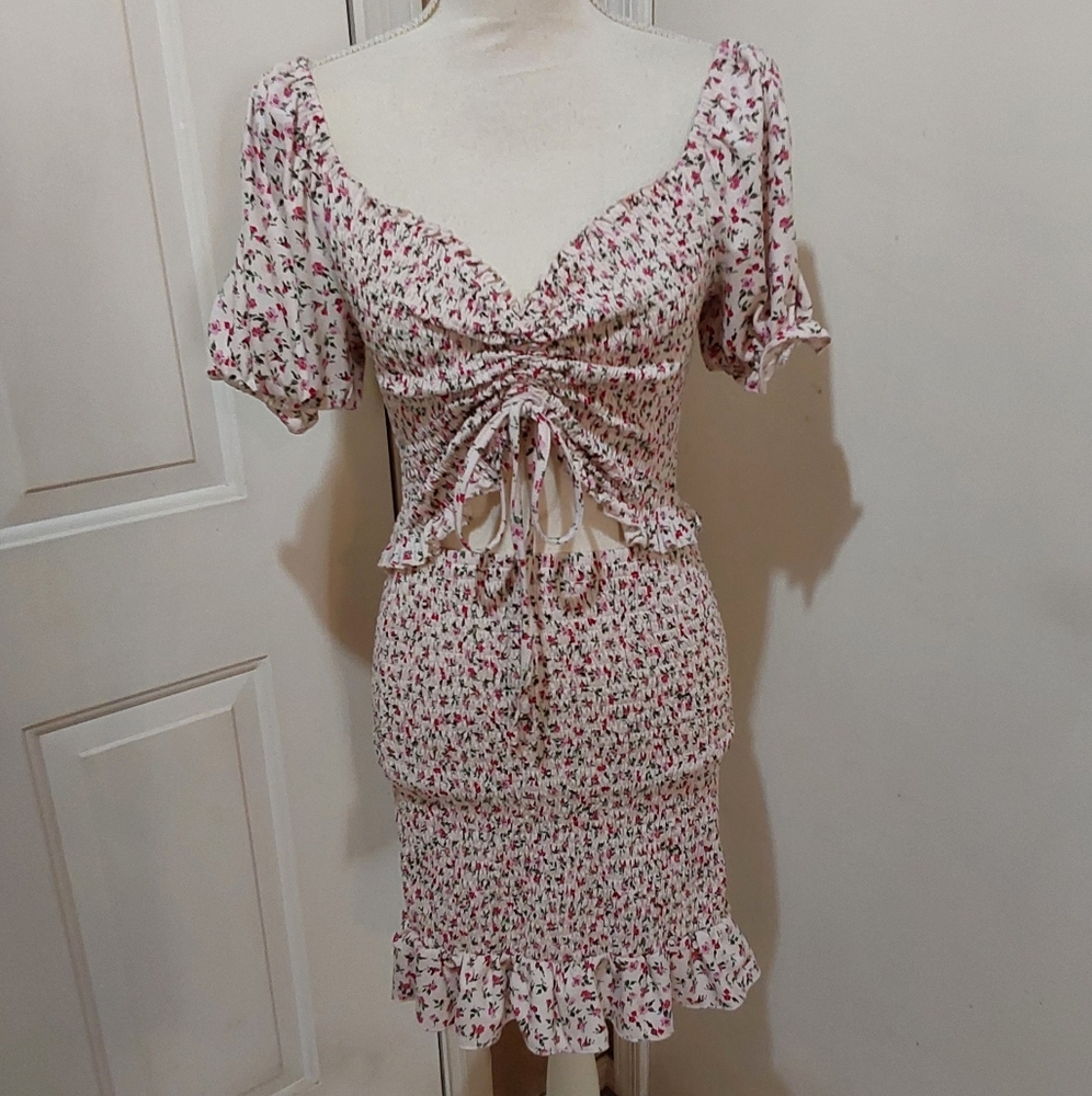 🌺 NWT Revamped 2-Piece Floral Print Skirt Set